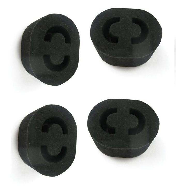 RUBBER FLEXIBLE EXHAUST MOUNTS x4 (Triumph Stag) (1970- 77) 